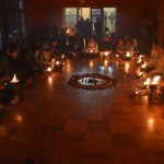 Agnihotra at a health centre in Santiago with Ulrich, Purushottam, Hector, Jimena,  Tania, Karina (1) (1)