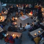 Agnihotra at end of conference at Finis Terrae University, Chile